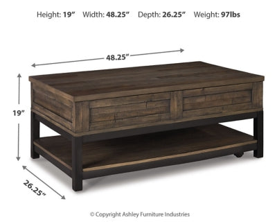 Johurst Coffee Table with Lift Top - Dow Furniture (ME)