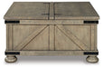 Aldwin Coffee Table With Storage - Dow Furniture (ME)