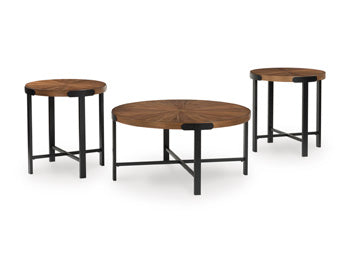 Crosstrail Table (Set of 3) - Dow Furniture (ME)