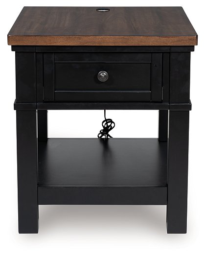 Wildenauer End Table - Dow Furniture (ME)