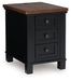 Wildenauer Chairside End Table - Dow Furniture (ME)