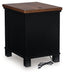 Wildenauer Chairside End Table - Dow Furniture (ME)
