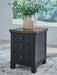 Wildenauer Chairside End Table - Dow Furniture (ME)