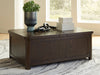 Breckington Coffee Table With Storage - Dow Furniture (ME)