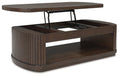 Korestone Lift-Top Coffee Table - Dow Furniture (ME)