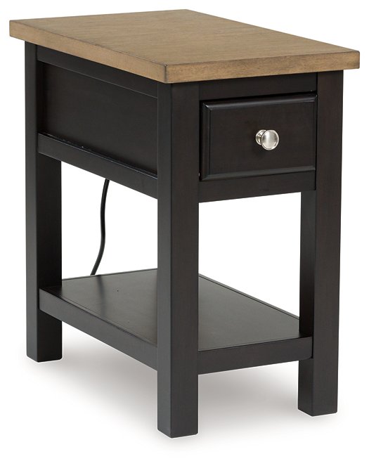 Drazmine Chairside End Table - Dow Furniture (ME)