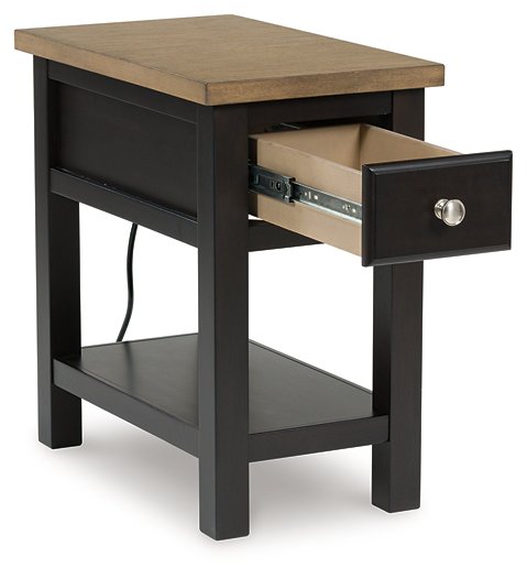 Drazmine Chairside End Table - Dow Furniture (ME)