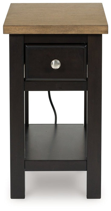Drazmine Chairside End Table - Dow Furniture (ME)