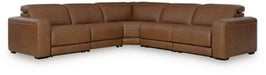 Magic Man 5-Piece Power Reclining Sectional - Dow Furniture (ME)