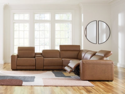 Magic Man 5-Piece Power Reclining Sectional - Dow Furniture (ME)