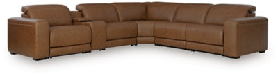 Magic Man 5-Piece Power Reclining Sectional - Dow Furniture (ME)
