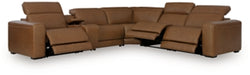 Magic Man 5-Piece Power Reclining Sectional - Dow Furniture (ME)