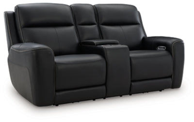 5Z-Relaxation Power Reclining Loveseat with Console - Dow Furniture (ME)
