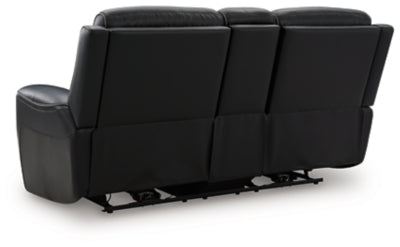 5Z-Relaxation Power Reclining Loveseat with Console - Dow Furniture (ME)