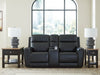 5Z-Comfort Power Reclining Loveseat with Console - Dow Furniture (ME)