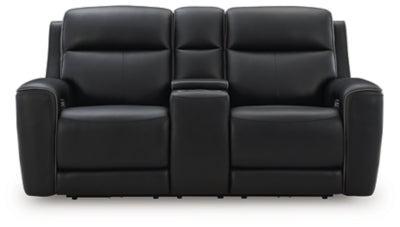 5Z-Relaxation Power Reclining Loveseat with Console - Dow Furniture (ME)