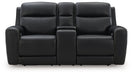 5Z-Comfort Power Reclining Loveseat with Console - Dow Furniture (ME)