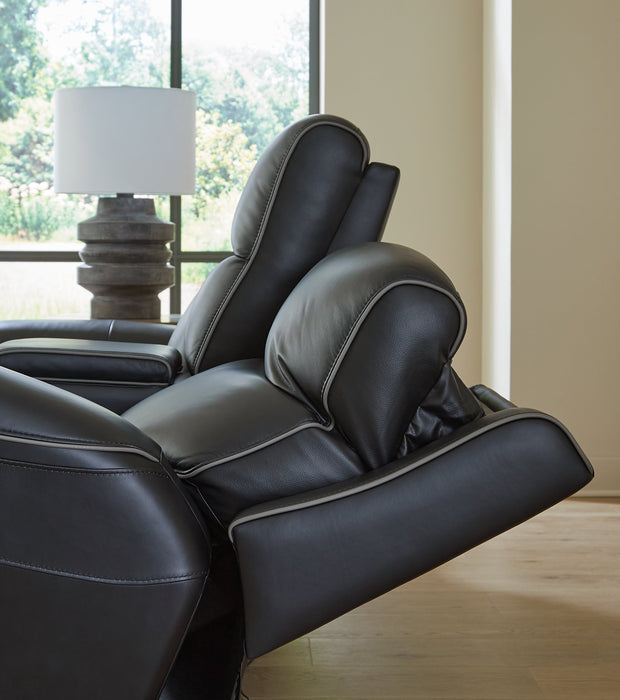 5Z-Comfort Power Reclining Loveseat with Console - Dow Furniture (ME)