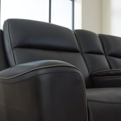 5Z-Relaxation Power Reclining Loveseat with Console - Dow Furniture (ME)