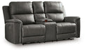 Bleckley Power Reclining Loveseat with Console - Dow Furniture (ME)