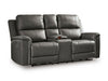 Bleckley Power Reclining Loveseat with Console - Dow Furniture (ME)