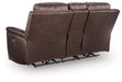 Bleckley Power Reclining Loveseat with Console - Dow Furniture (ME)