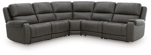 5Z - Pittson Power Reclining Sectional - Dow Furniture (ME)