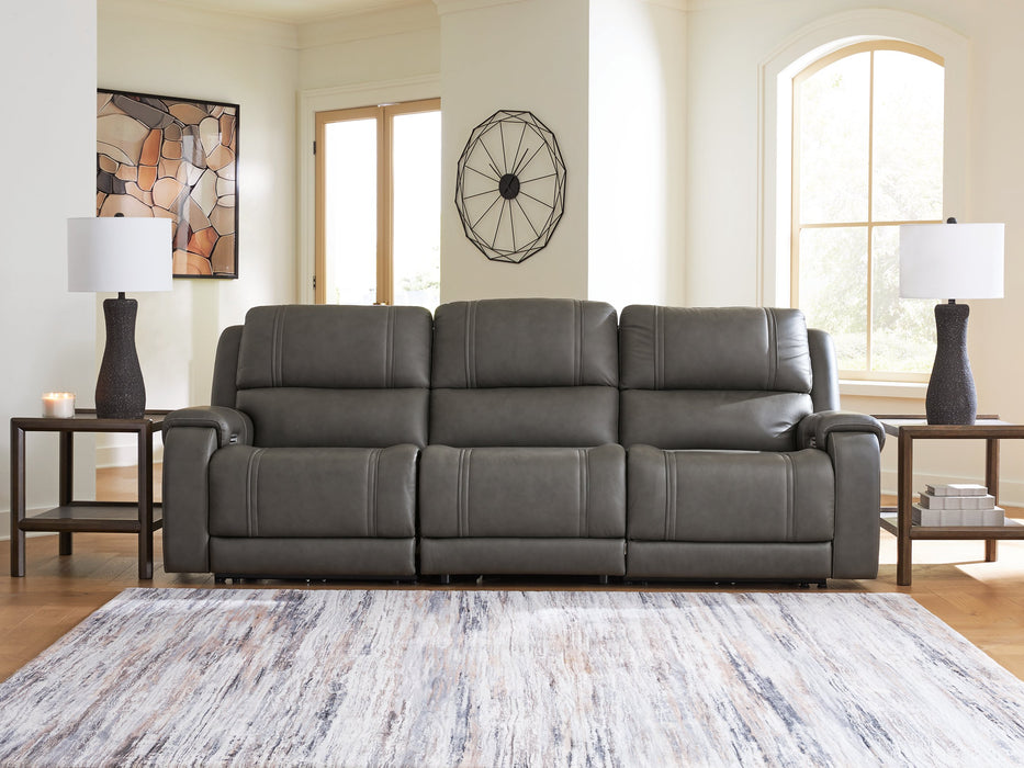 5Z - Pittson Power Sectional Reclining Sofa - Dow Furniture (ME)