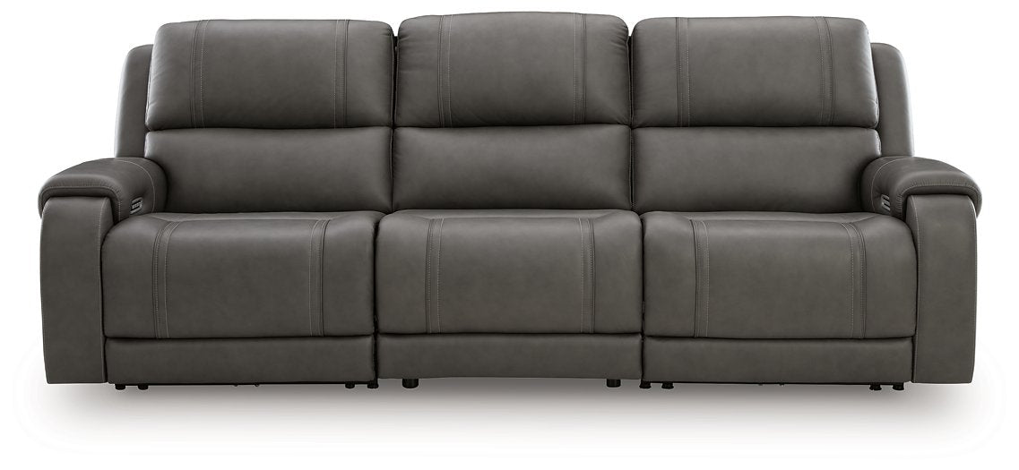 5Z - Pittson Power Sectional Reclining Sofa - Dow Furniture (ME)