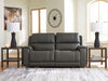 5Z - Pittson Power Reclining Sectional Loveseat - Dow Furniture (ME)