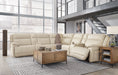 Double Deal Reclining Sectional with 2 Consoles - Dow Furniture (ME)