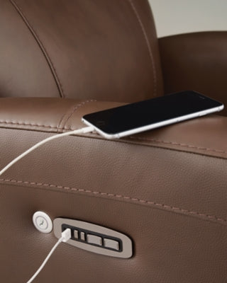 Pincara Power AutoGlide Recliner - Dow Furniture (ME)