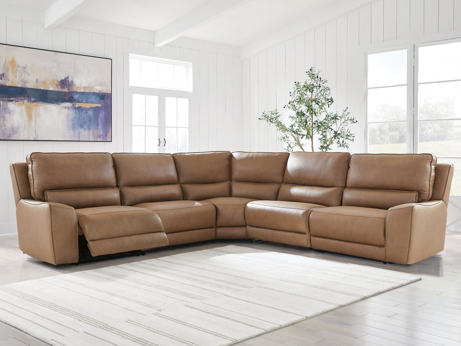 DeepWakes Power Reclining Sectional - Dow Furniture (ME)