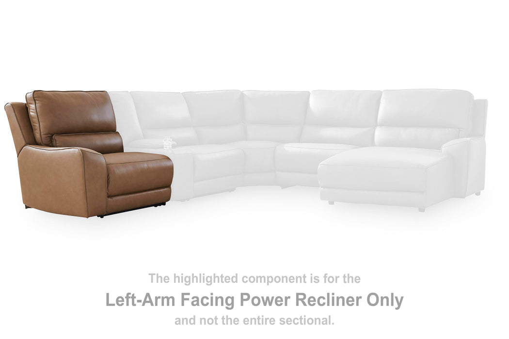DeepWakes Power Reclining Sectional - Dow Furniture (ME)