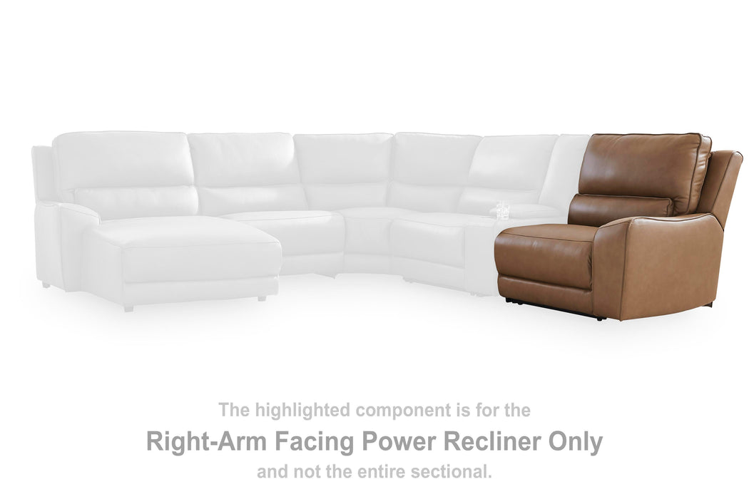 DeepWakes Power Reclining Sectional - Dow Furniture (ME)