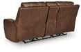 DeepWakes Power Reclining Loveseat with Console - Dow Furniture (ME)