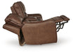 DeepWakes Power Reclining Loveseat with Console - Dow Furniture (ME)