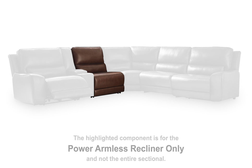 DeepWakes Power Reclining Sectional - Dow Furniture (ME)