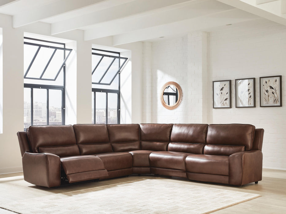 DeepWakes Power Reclining Sectional - Dow Furniture (ME)