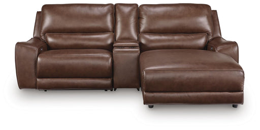 DeepWakes Power Reclining Sectional with Chaise - Dow Furniture (ME)