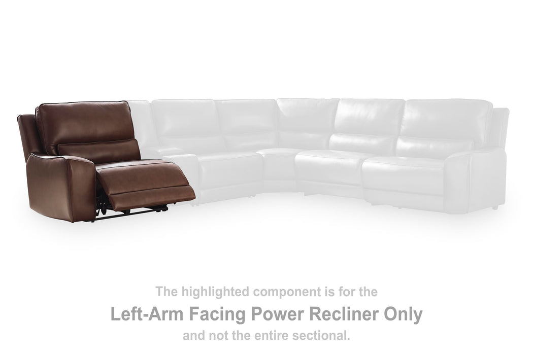 DeepWakes Power Reclining Sectional - Dow Furniture (ME)