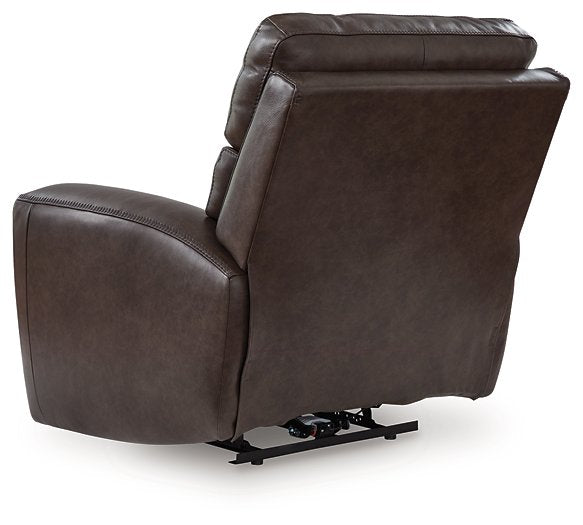Crossplex Power Recliner - Dow Furniture (ME)