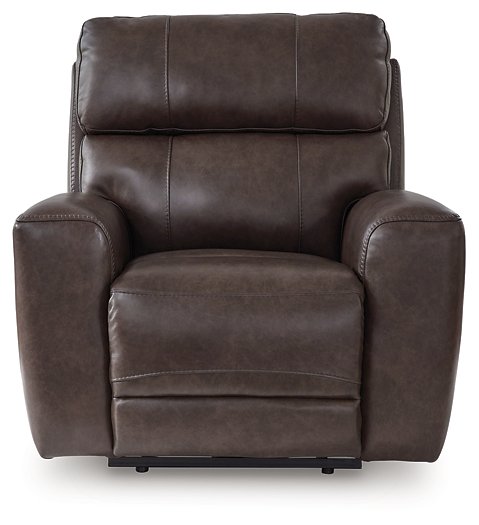 Crossplex Power Recliner - Dow Furniture (ME)