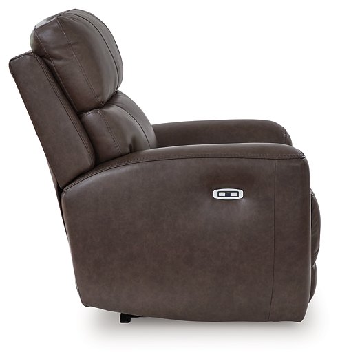 Crossplex Power Recliner - Dow Furniture (ME)