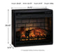 Entertainment Accessories Electric Infrared Fireplace Insert - Dow Furniture (ME)