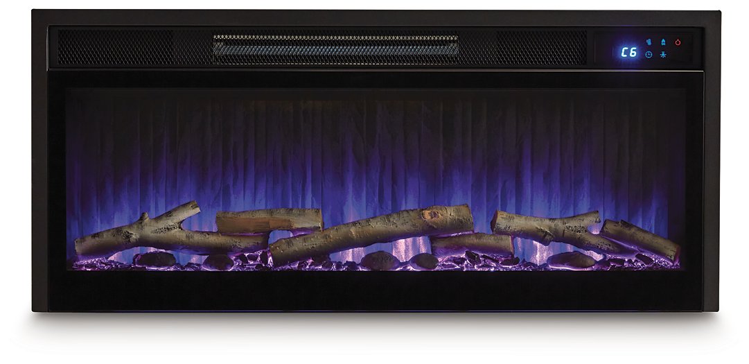 Cayboni 71" TV Stand with Electric Fireplace - Dow Furniture (ME)
