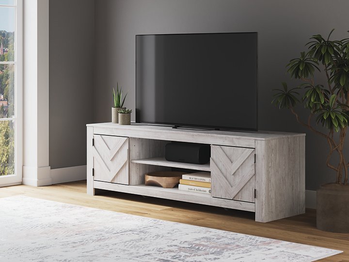 Cayboni 71" TV Stand with Electric Fireplace - Dow Furniture (ME)