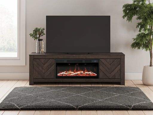 Cayboni 71" TV Stand with Electric Fireplace - Dow Furniture (ME)