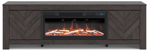 Cayboni 71" TV Stand with Electric Fireplace - Dow Furniture (ME)