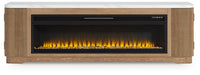 Camdill 80" TV Stand with Electric Fireplace - Dow Furniture (ME)